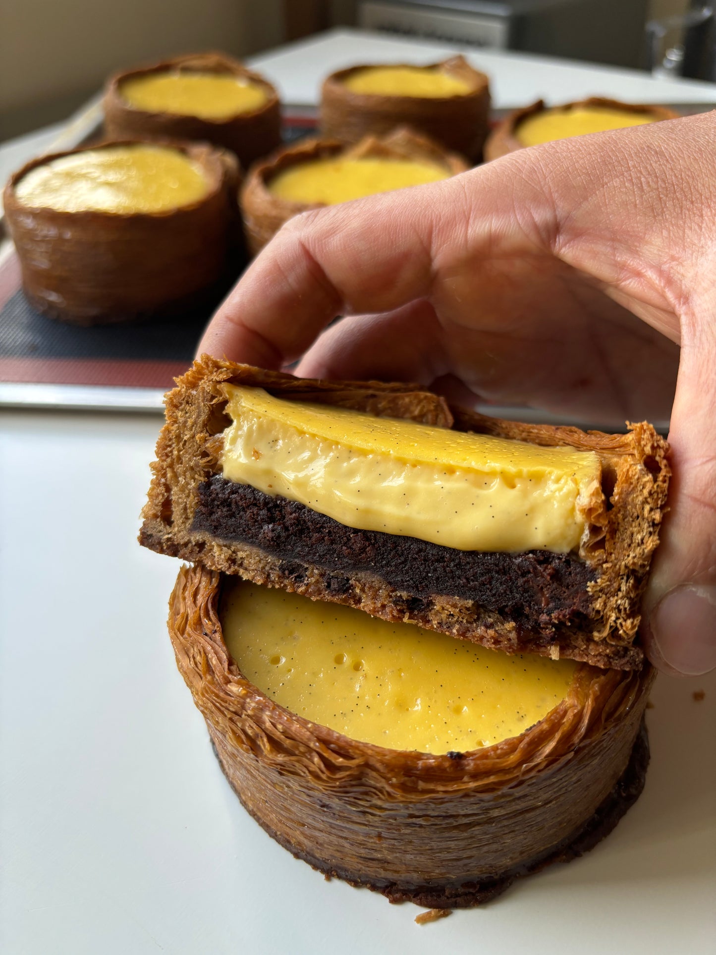 Vanilla Flan Brownie