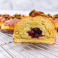 Raspberry Pistachio Beignet